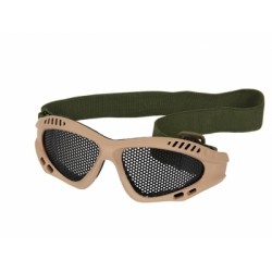 LUNETTES A GRILLE TAN/OD
