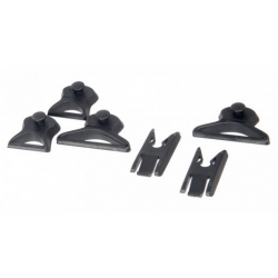 CLIPS D ELASTIQUE DE LUNETTES POUR CASQUE NOIR 