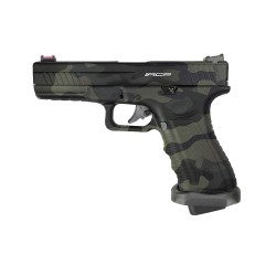 PISTOLET APS S17 V2 ACP CO2 BLOWBACK BLACK MULTICAM