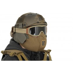 MASQUE DARK BROWN TACTICAL HALF FACE PROTECTION