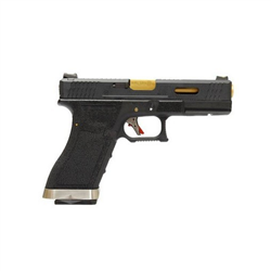 PISTOLET WE G17 GBB GFORCE T1 BLACK GOLD