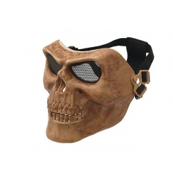 MASQUE SKULL MARRON